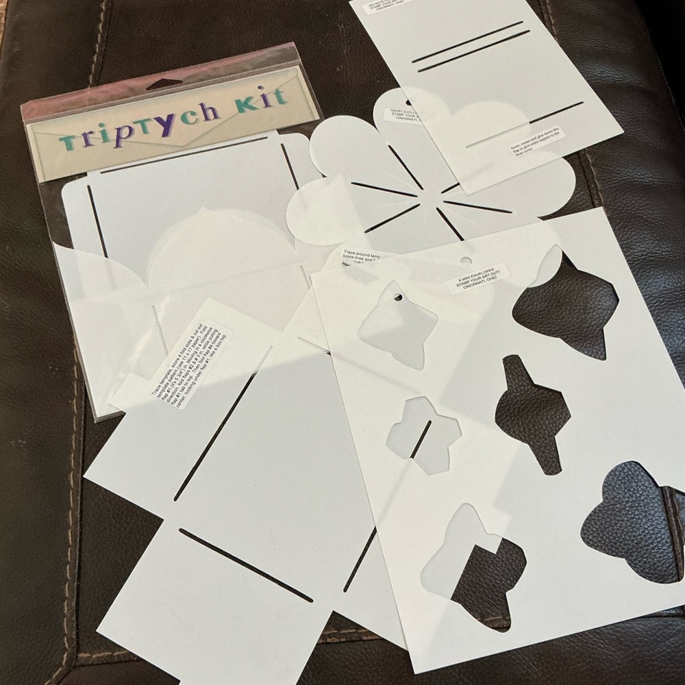 Triptych Kit Scrapbook Stencils Bundle